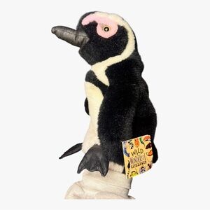 Black Footed Penguin Puppet Vintage Wild and Wonderful Puppets Plush 1996